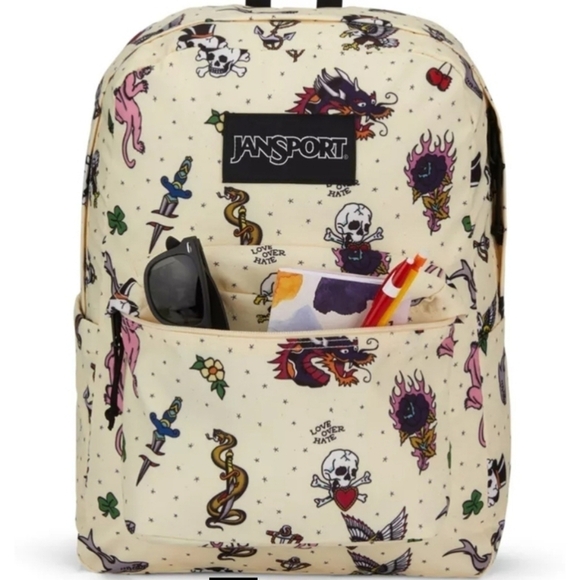 NWT jansport backpack TRADITIONAL TATS style - Picture 6 of 13